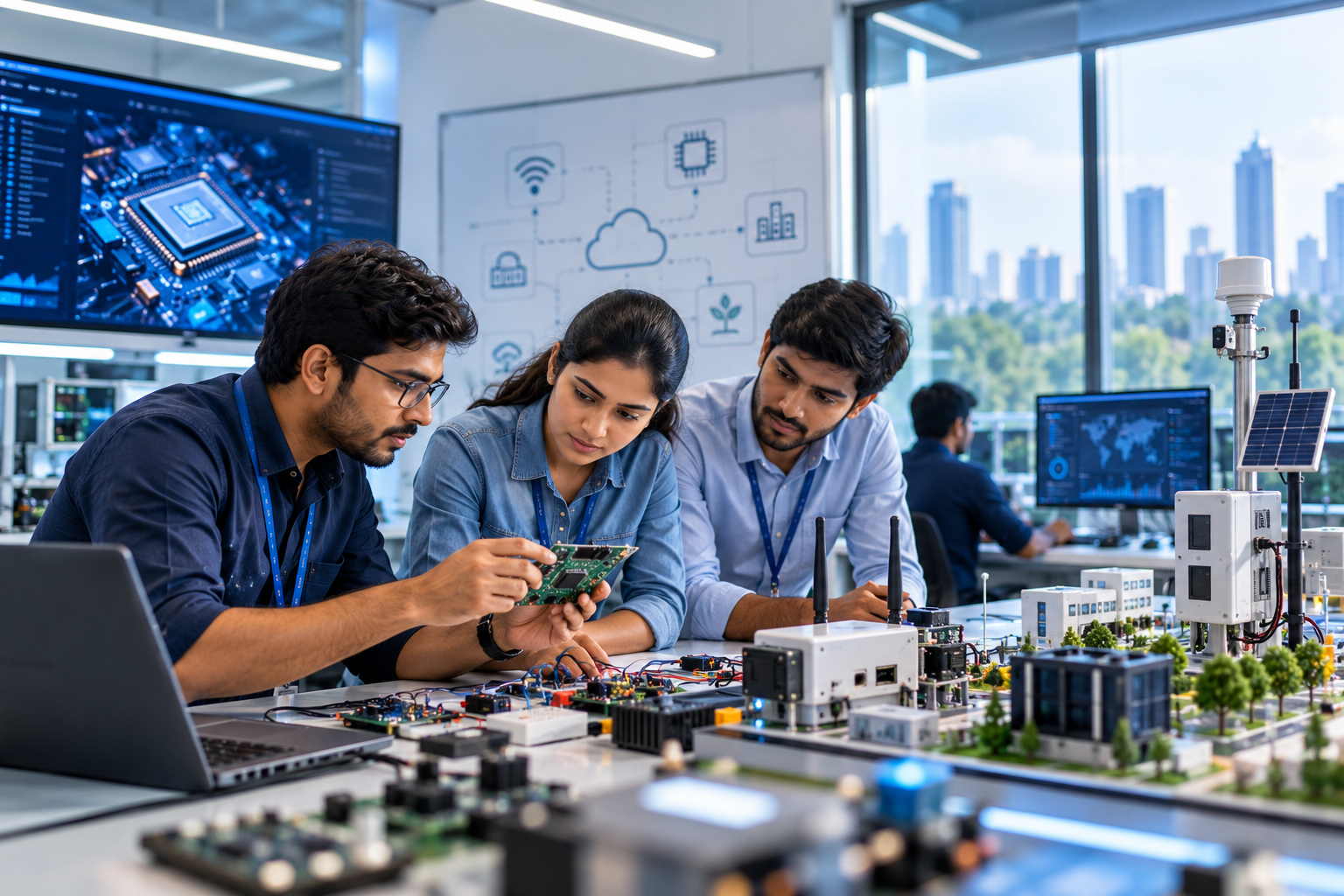 IoT embedded systems and semiconductor laboratory
