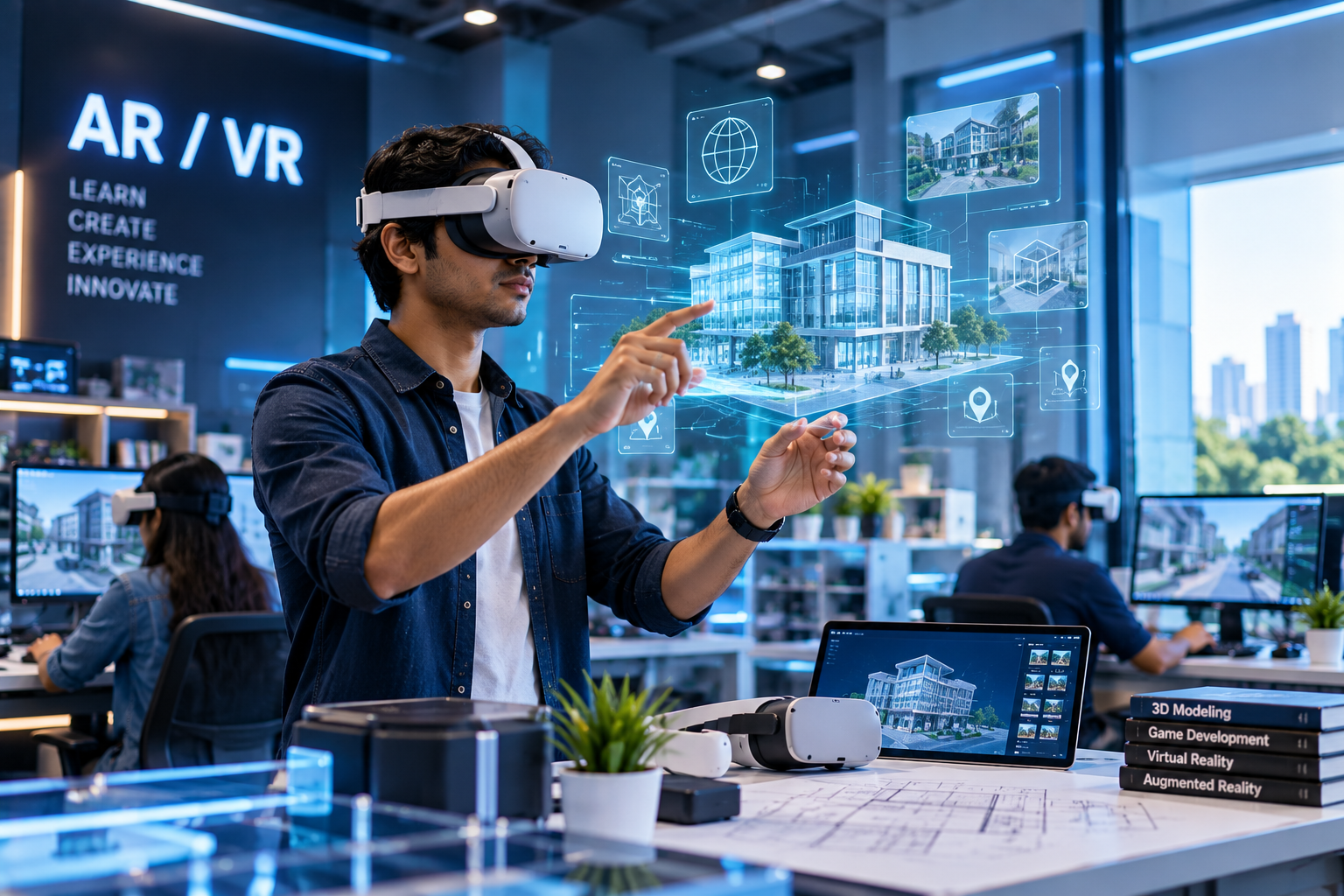 AR VR immersive technology environment