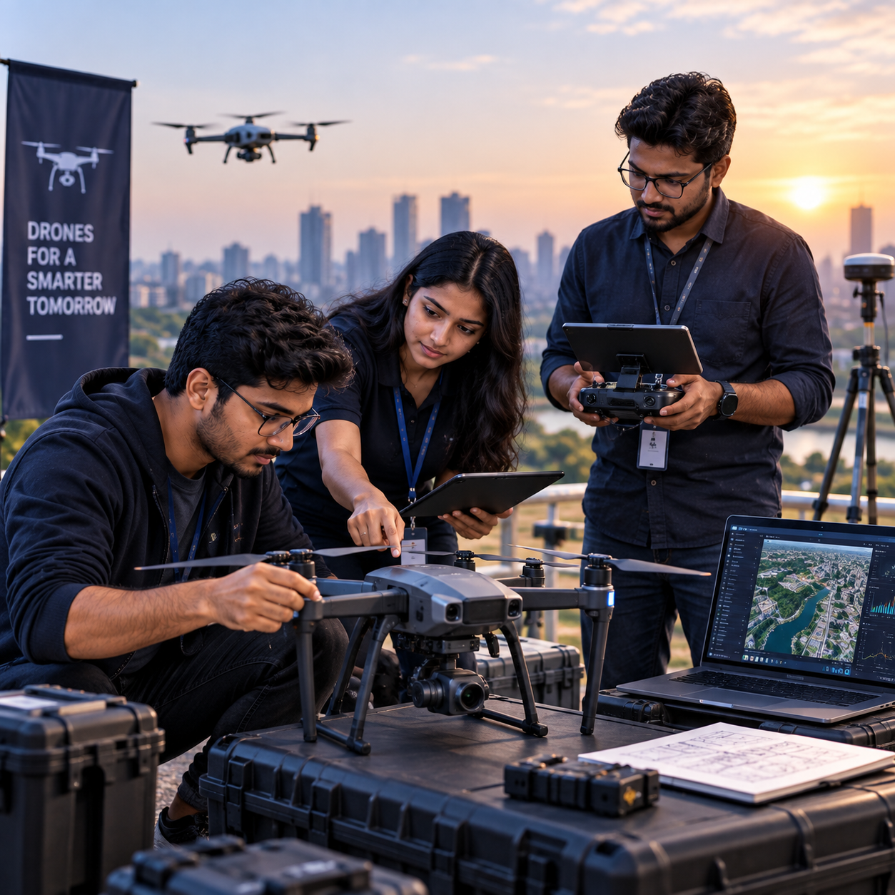 UAV displayed at Amaravati Drone Summit, India