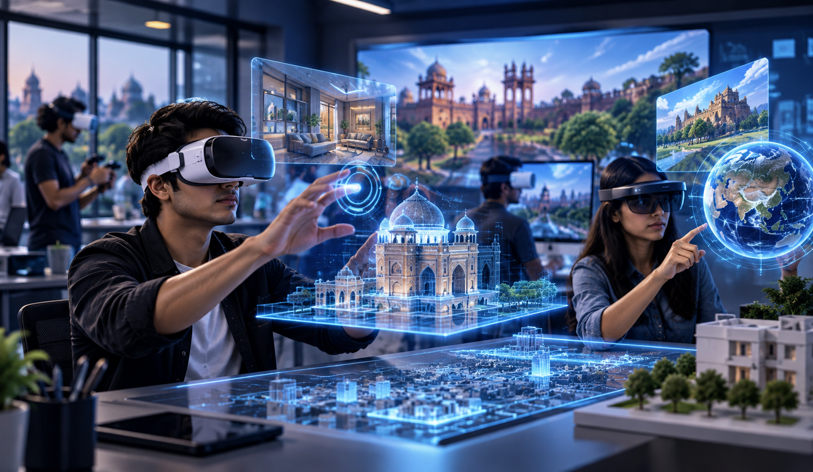 Virtual reality exhibition in Goa, India